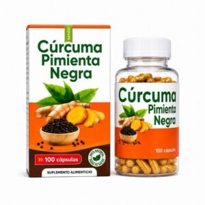 Cúrcuma con Pimienta Negra Cápsulas 100